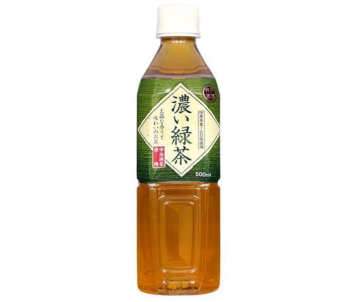 Tominaga Boeki Kobe Sabo Thé vert foncé Bouteille plastique 500 ml x 24 pièces 