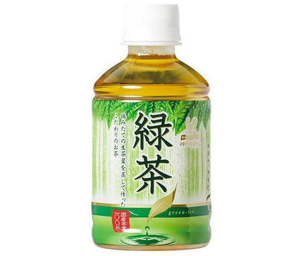 Tominaga Trading Kobe Settlement Thé Vert Bouteille en plastique de 280 ml x 24 pièces 