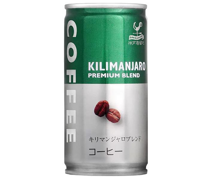 Tominaga Trading Kobe Settlement Kilimanjaro Blend Coffee 185g Can x 30 Cans 