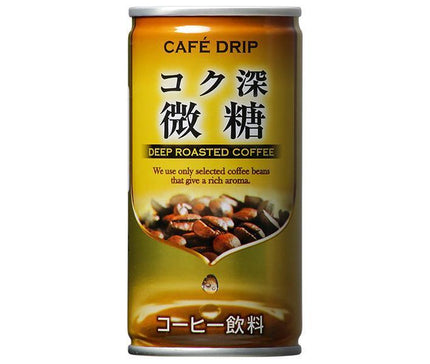 富永貿易 カフェドリップ コク深微糖 185g缶×30本入