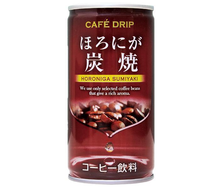 富永貿易 カフェドリップ ほろにが炭焼 185g缶×30本入