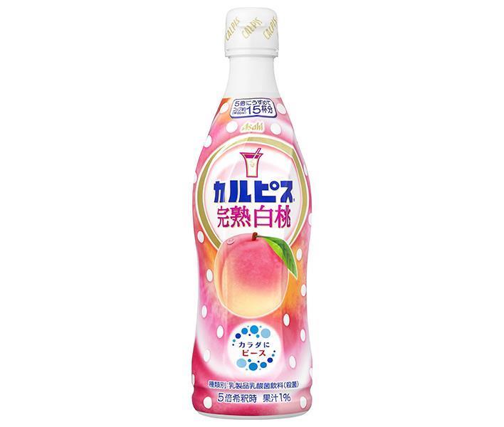 Asahi Beverage Calpis (CALPIS) Pêche blanche mûre Bouteille en plastique de 470 ml x 12 bouteilles 