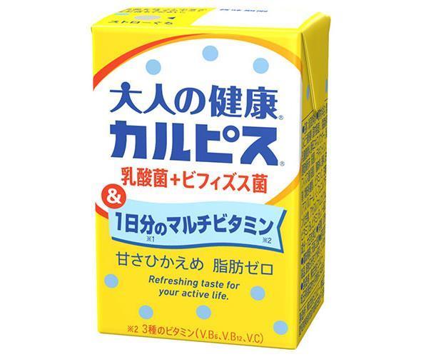 [11/25~ 10% off all products!!] Calpis Adult Health Calpis Lactic Acid Bacteria + Bifidobacteria & One Day's Worth of Multivitamins 125ml Paper Pack x 24 Bottles