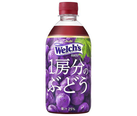 Asahi Beverages Welch's 1 bunch of grapes 470ml plastic bottle x 24 bottles 