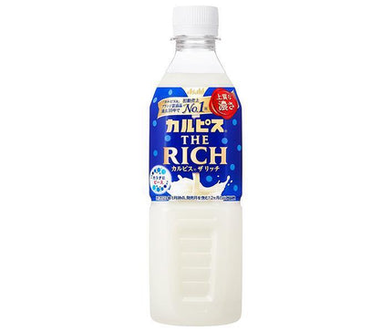 Asahi Soft Drinks Calpis THE RICH (for vending machines) 490ml plastic bottle x 24 bottles 