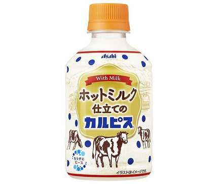 Asahi Beverages [HOT] Calpis with hot milk 280ml PET bottle x 24 bottles 