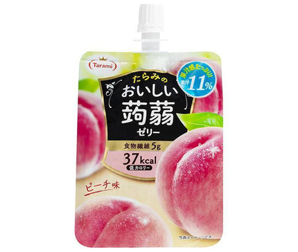 Tarami Delicious Konjac Jelly Peach Flavor 150g Pouch x 30 Pieces 