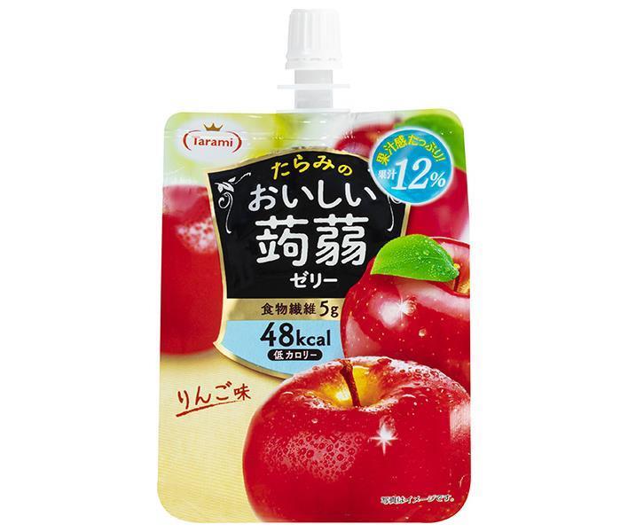 たらみ おいしい蒟蒻ゼリー りんご味 150gパウチ×30本入