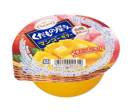 Tarami Fruit Shop Mango Jelly with White Peach Pulp 160g x 36 (6 x 6) pieces 