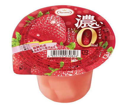 Tarami Rich 0kcal Strawberry Jelly 195g x 24 (6 x 4) pieces 