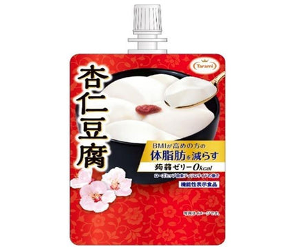 たらみ Tarami 体脂肪を減らす蒟蒻ゼリー0kcal 杏仁豆腐 150gパウチ×30本入