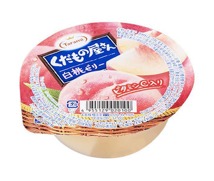 Tarami Fruit Shop White Peach Jelly 160g x 36 (6 x 6) pieces 