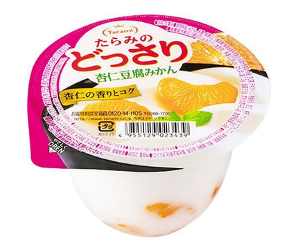 [11/25~ 10% off all products!!] Tarami Tarami no Dossari Almond Tofu Mandarin Orange 230g x 24 (6 x 4) pieces