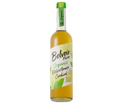 Yuuki Foods Organic Elderflower Cordial 500ml bottle x 6 