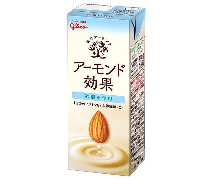 [11/25~ 10% off all products!!] Glico Dairy Almond Effect Sugar Free 200ml Paper Pack x 24 Bottles