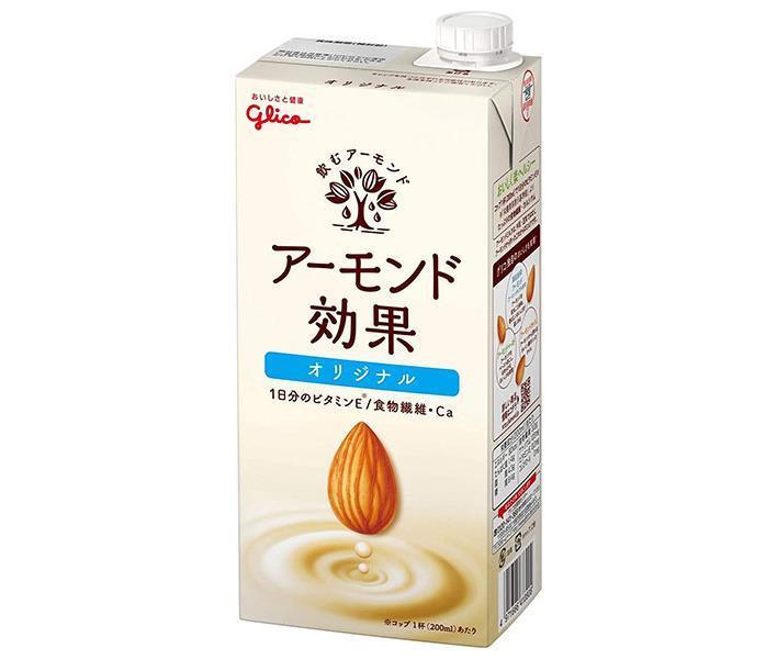 [11/25~ 10% off all products!!] Glico Dairy Almond Effect 1000ml paper pack x 6 bottles