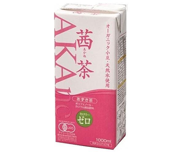 遠藤製餡 茜茶 1L紙パック×6本入