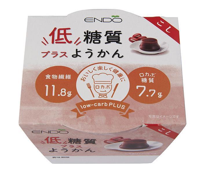 遠藤製餡 低糖質プラスようかん こし 90g×24(6×4)個入