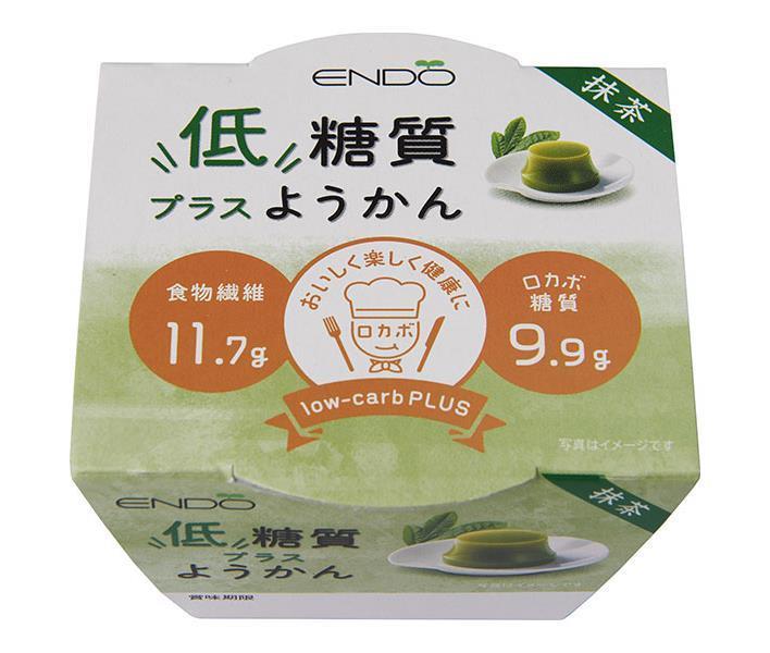 Endo Seian Low Carb Plus Yokan Matcha 90g x 24 (6 x 4) pieces 