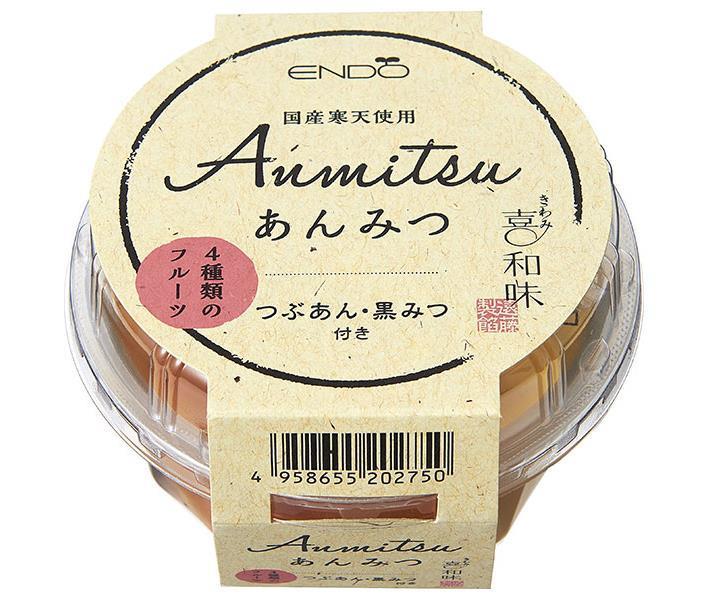 遠藤製餡 喜和味 あんみつ 250g×24(6×4)個入【日本出荷】