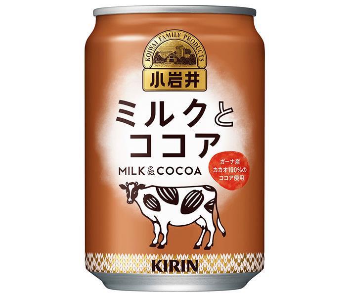 [11/25~ 10% off all products!!] Kirin Koiwai Milk and Cocoa 280g can x 24 cans