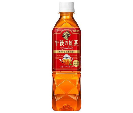 Kirin Afternoon Black Tea Straight Tea [Pour vente manuelle] Bouteilles en plastique de 500 ml x 24 pièces 