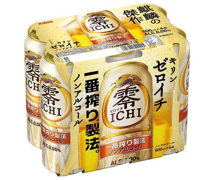 Kirin Zero ICHI (paquet de 6 canettes) canettes de 500 ml x 24 pièces 