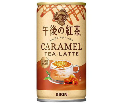 Kirin Afternoon Tea Caramel Tea Latte Hot & Cold 185g Can x 30 Cans 