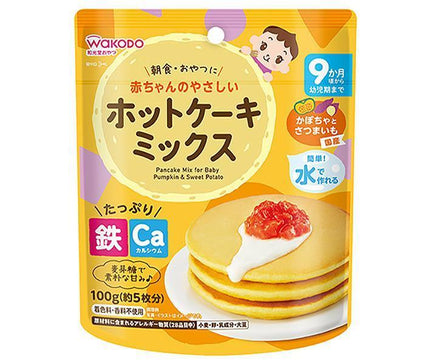 Wakodo Easy Pancake Mix Potiron et Patate Douce 100g x 24 sachets 