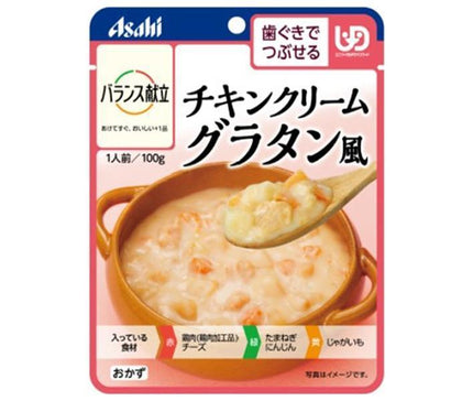 Asahi Foods Group Wakodo Balanced Menu Poulet Crème Gratin Style 100g x 24 pièces 