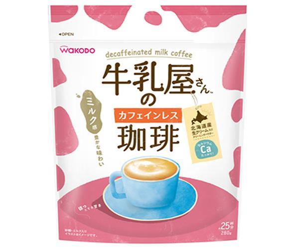 Wakodo Milkman's Decaffeinated Coffee 280g bag x 12 bags 