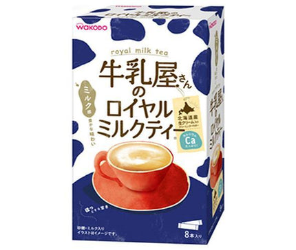 Royal Milk Tea de Wakodo Milk Shop (13g x 8 bouteilles) x 12 (4 x 3) boîtes 