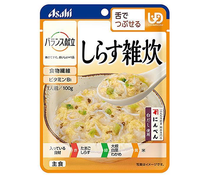 Asahi Food Group Wakodo Balanced Menu Shirasu Rice Porridge 100g x 24 Bags 