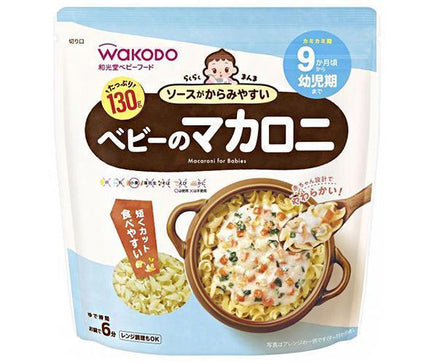 Wakodo Rakuraku Manma Baby Macaroni 130g x 12 sachets 