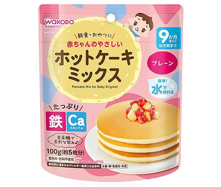 Wakodo Easy Pancake Mix Plain 100g x 24 bags 