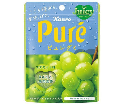 Kanro Pure Gummy Muscat 56g x 6 bags 