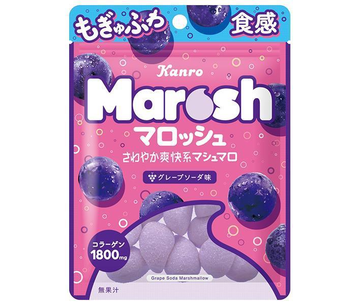 Kanro Marosh saveur soda raisin 50g x 6 sachets 