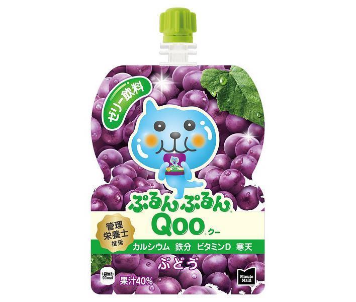 Coca-Cola Minute Maid Purun Purun Qoo Grape 125g pouch x 6 pieces 