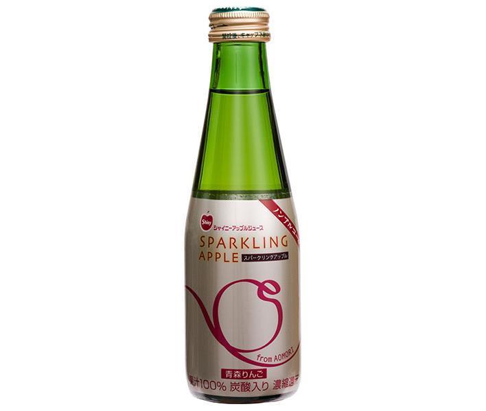 Aomori Prefecture Apple Juice Shiny Sparkling Apple 200ml Bottle x 24 Bottles 