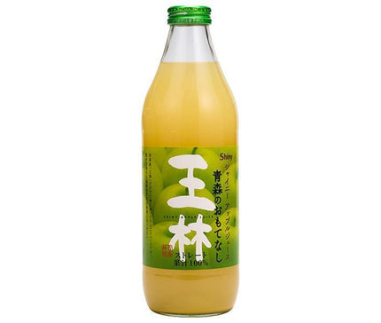 Jus de pomme de la préfecture d'Aomori Shiny Aomori Hospitality Orin bouteille de 1 L x 6 bouteilles 