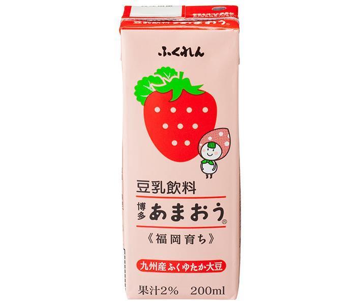 [11/25~ 10% off all products!!] Fukuren soy milk drink Hakata Amaou 200ml paper pack x 24 bottles