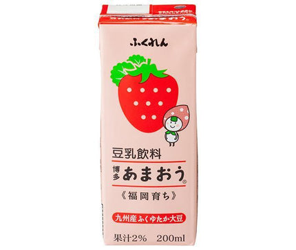 [11/25~ 10% off all products!!] Fukuren soy milk drink Hakata Amaou 200ml paper pack x 24 bottles