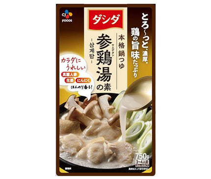 CJジャパン ダシダ 本格鍋つゆ 参鶏湯の素 750g×12袋入