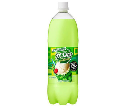 Pokka Sapporo Gabunomi Melon Cream Soda 1.5L PET bottle x 8 bottles 