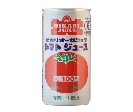 Hikari Foods Jus de Tomate Bio Salé Boîte de 190g x 30 bouteilles 