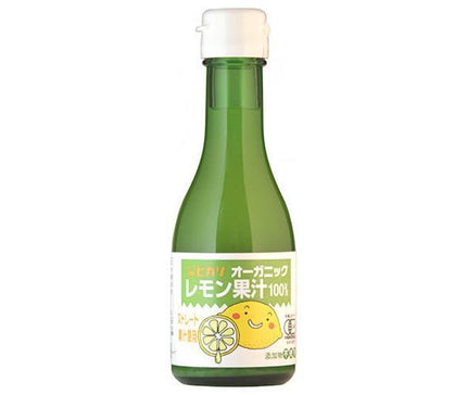 Light Foods Organic Lemon Juice 180ml Bottle x 12 Bottles 