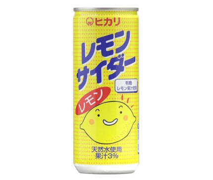 Cidre de citron Hikari Foods, canette de 250 ml x 30 bouteilles 