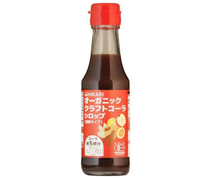 Sirop de cola artisanal biologique Hikari Foods, bouteille de 150 ml x 20 bouteilles 