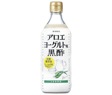 ヤマモリ 砂糖無添加 アロエヨーグルト黒酢 500ml瓶×6本入