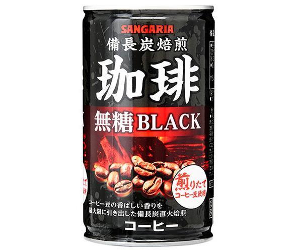 Sangaria Binchotan Roasted Coffee Black 185g Can x 30 Cans 